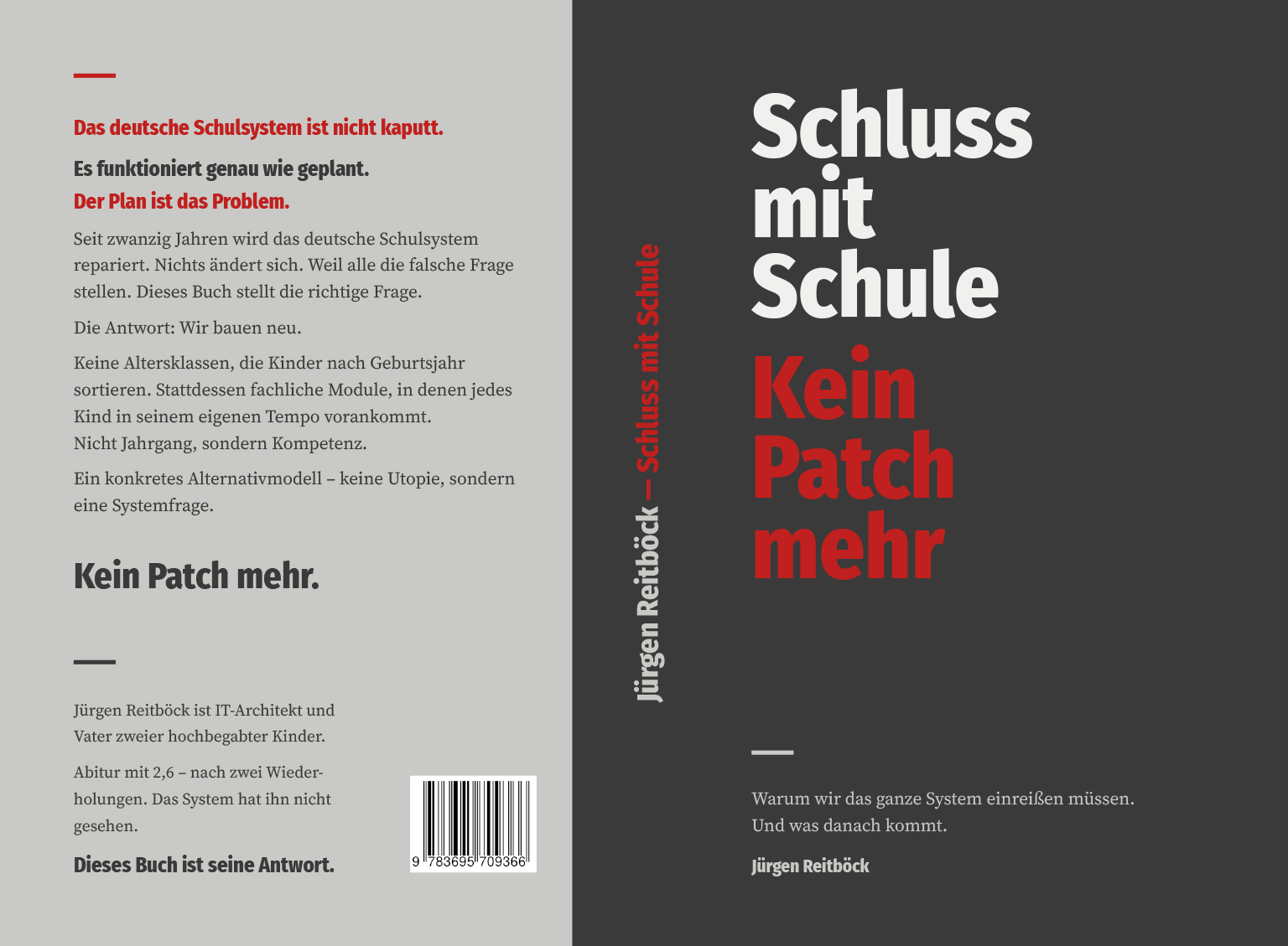 Kompletter Druckumschlag: Schluss mit Schule